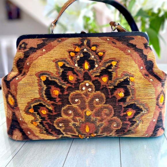 Original Isabella Fiore carpet bag purse - Picture 7 of 11